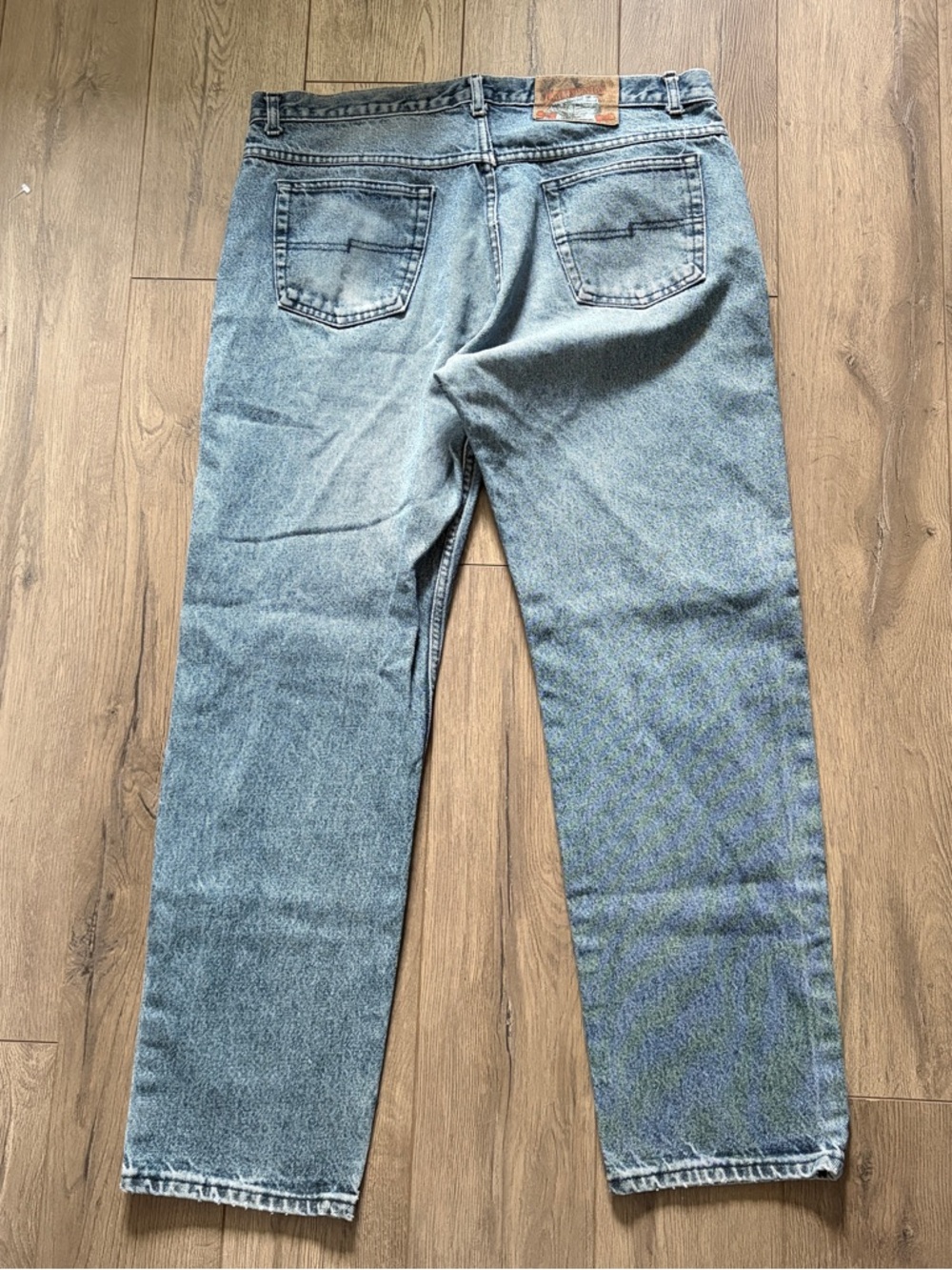 Vintage California Blue Men’s Straight-Leg Jeans 90s